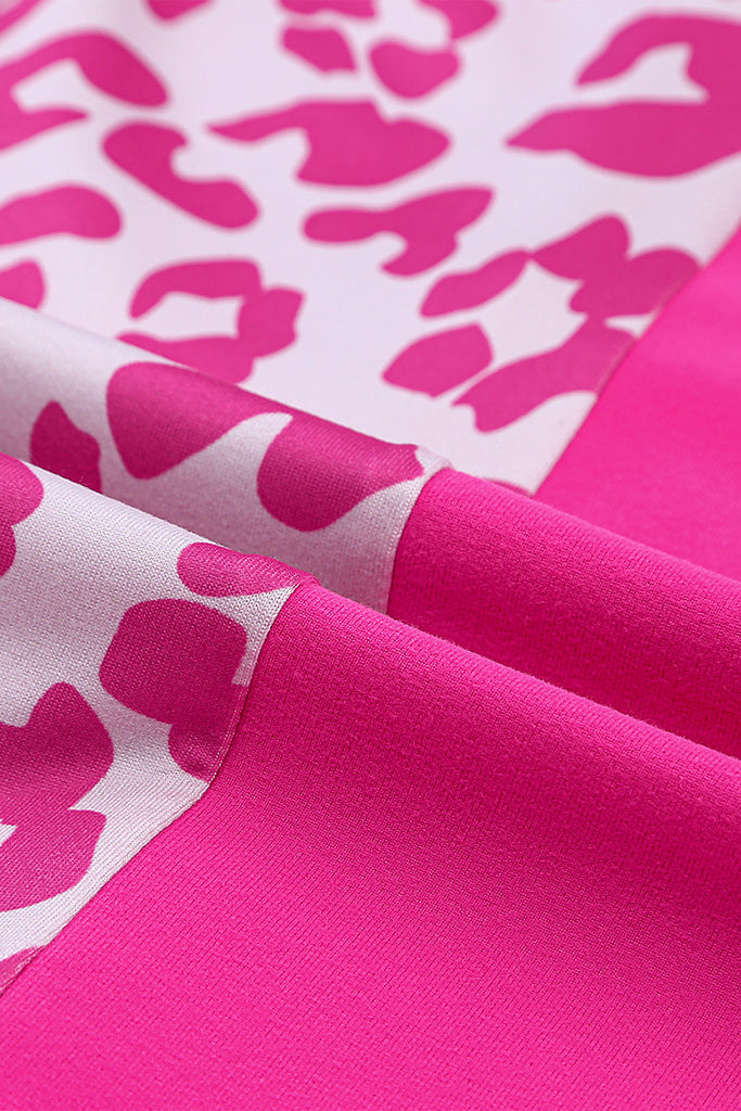 Boho T-shirt Dress-Pink